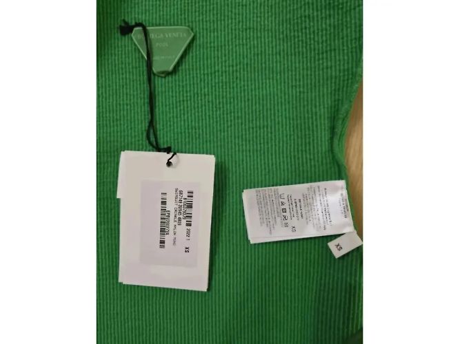 Bottega Veneta Ein-Schulter Badeanzug Einteiler Grün - Ansicht 4