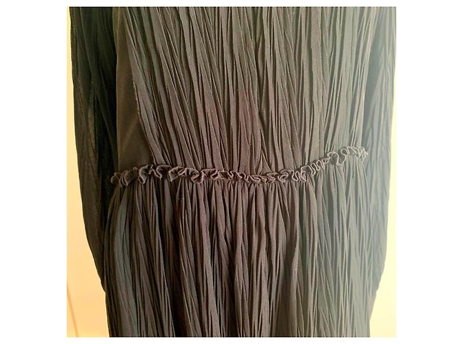 Schwarzes Kleid aus Polyester von See by Chloé - Ansicht 10