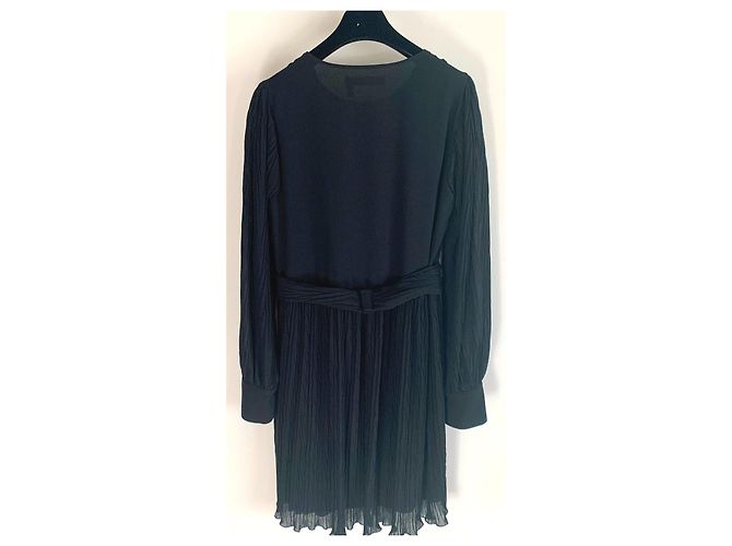 Schwarzes Kleid aus Polyester von See by Chloé - Ansicht 13