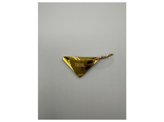 Prada Ohrringe Metall Schwarz und Gold Golden - Ansicht 4