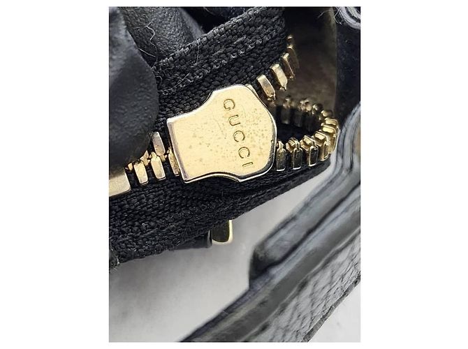 Bolsa Hobo Gucci Interlocking G Preta Preto - vista 16