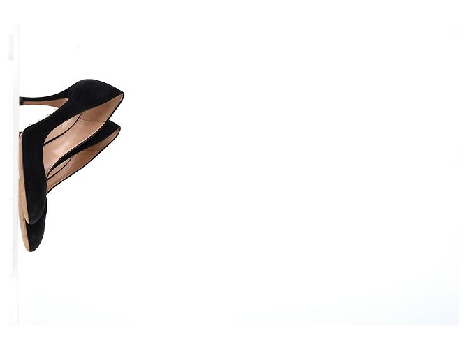 Pumps con borchie Valentino Garavani in suede nero - vista 10