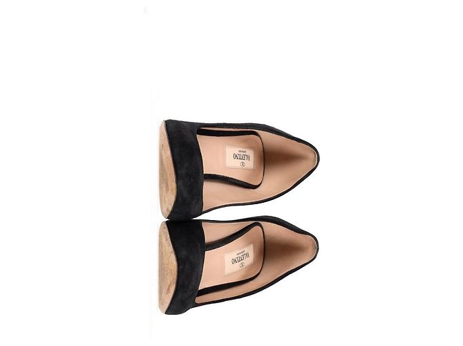Pumps con borchie Valentino Garavani in suede nero - vista 8