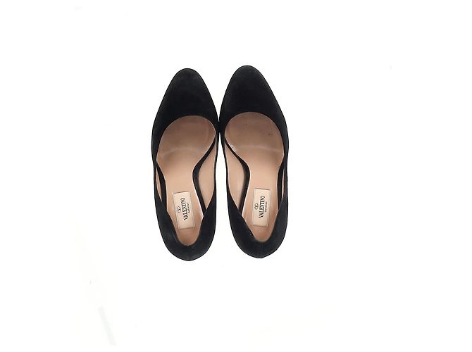 Pumps con borchie Valentino Garavani in suede nero - vista 9