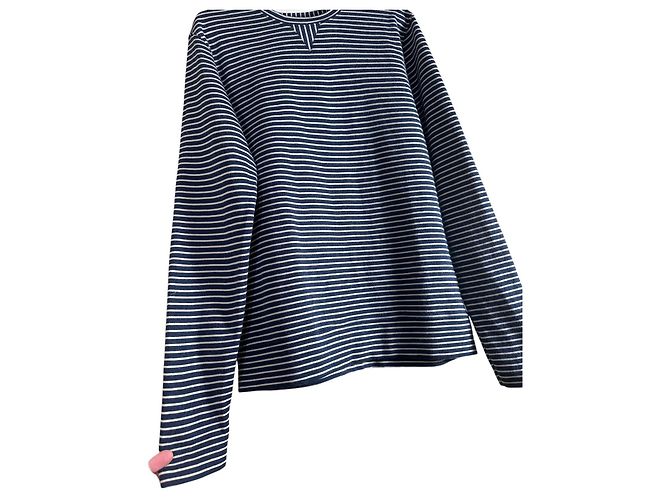 Autre Marque Norse Projects Blue Striped Wool Jumper - view 3