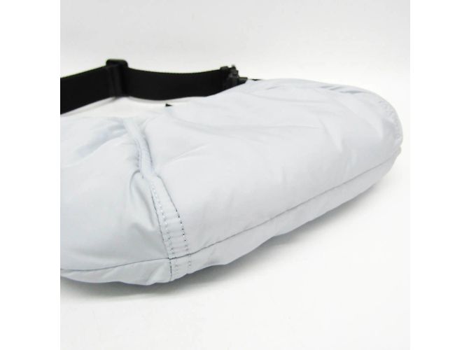 Borsa a Spalla Moncler SPREAD HOBO SMALL Nero Blu chiaro - vista 4