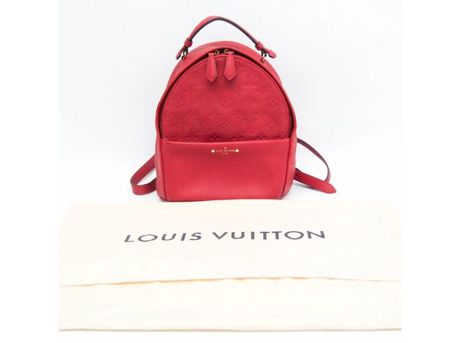 Zaino da donna Louis Vuitton Monogram Empreinte Sorbonne M44015 Fuschia - vista 4
