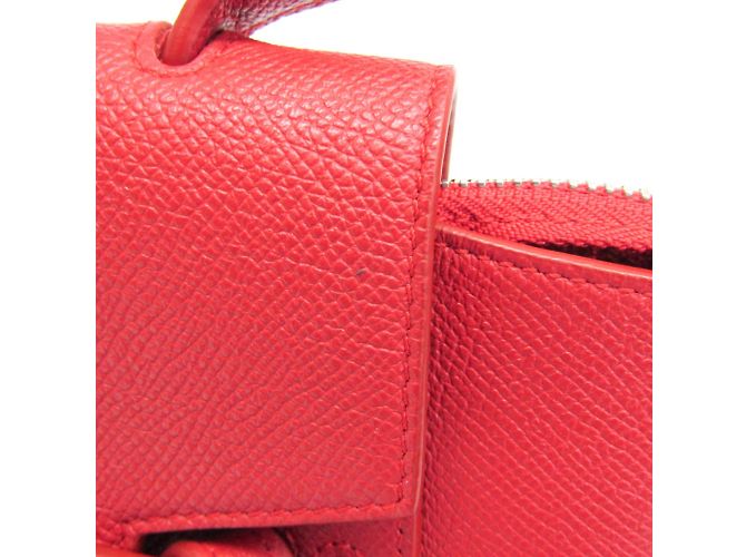 Belt Bag Céline Bolsa de cintura Celine Nano em couro vermelho - vista 6