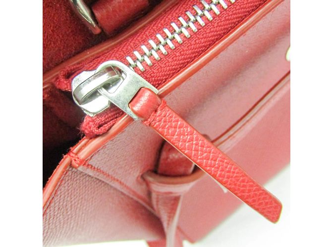 Belt Bag Céline Bolsa de cintura Celine Nano em couro vermelho - vista 9