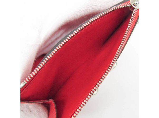 Billetera compacta Twist Epi de Louis Vuitton Roja - vista 8