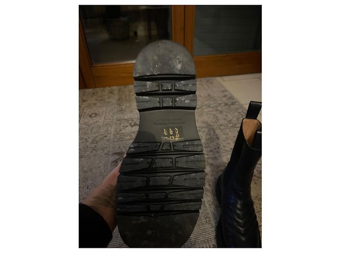 Botas Lug Bottega Veneta de piel negra Negro - vista 11