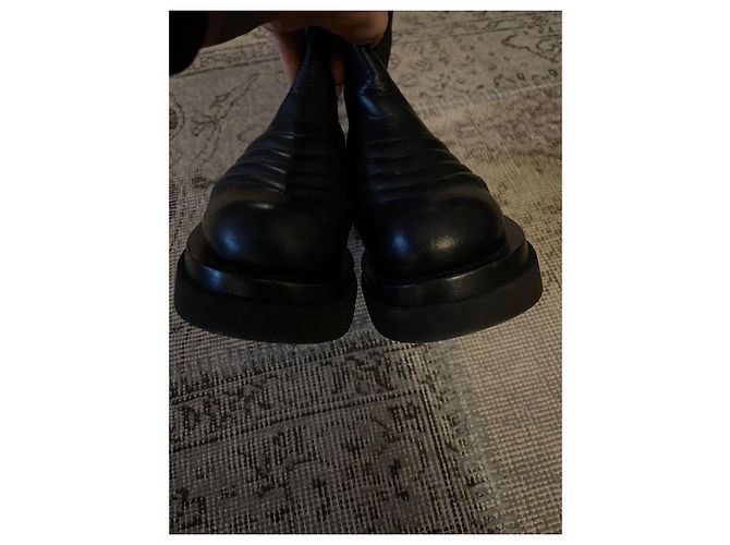 Botas Lug Bottega Veneta de piel negra Negro - vista 13