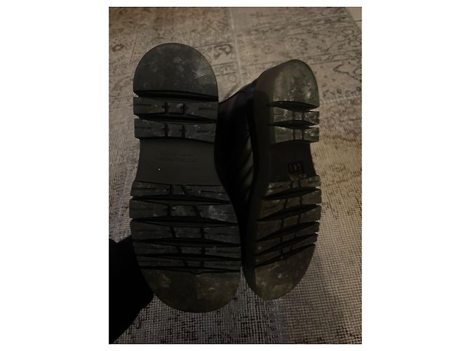 Botas Lug Bottega Veneta de piel negra Negro - vista 15