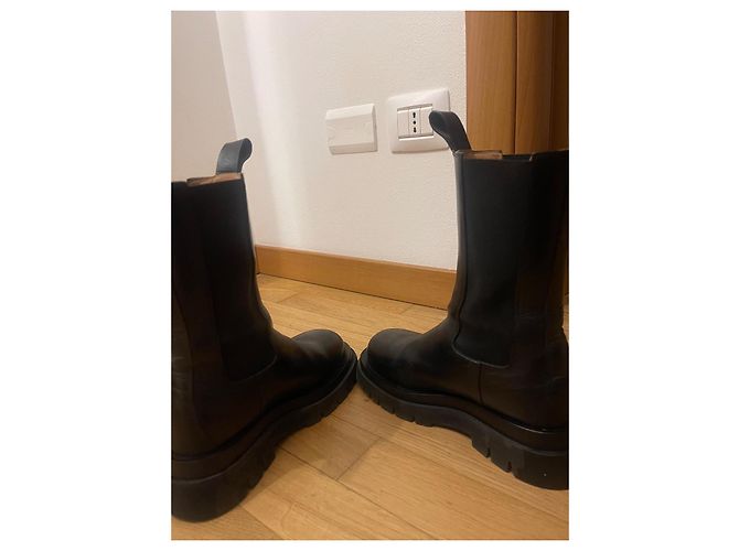 Botas Bottega Veneta de cuero negro 37 - vista 10