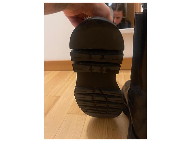 Botas Bottega Veneta de cuero negro 37 - vista 4