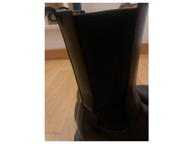 Botas Bottega Veneta de cuero negro 37 - vista 9