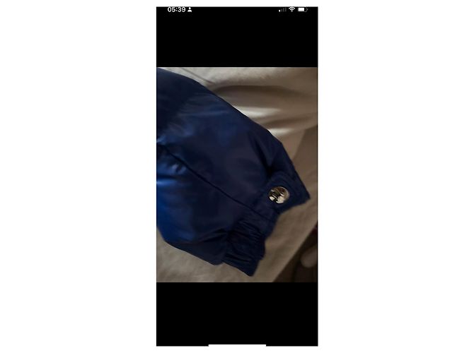 Moncler Mädchen Mantel hellblau aus Nylon - Ansicht 8