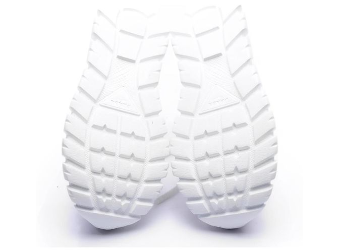 Prada Re-Nylon Gabardine Sneaker Eggshell Aus weiß - Ansicht 4