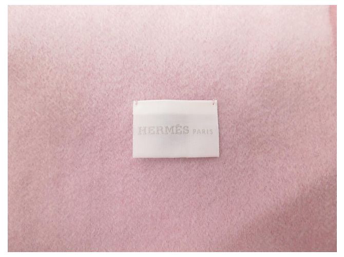 Hermès ECHARPE ETOLE HERMES EVELYNE DOPPIO LATO IN CACHEMIRE ROSA - vista 6