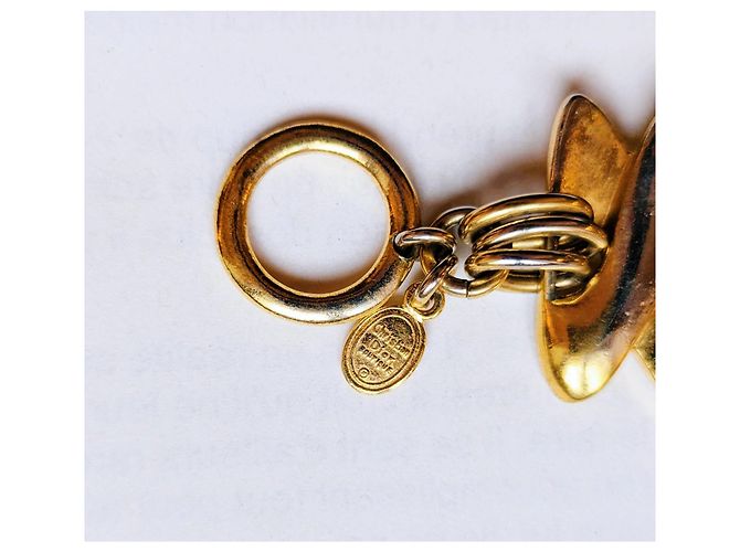 Colar Gargantilha Christian Dior em Metal Dourado - vista 2