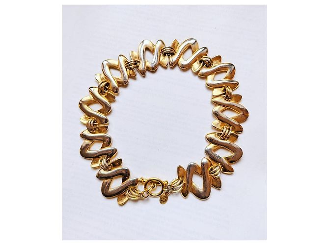 Colar Gargantilha Christian Dior em Metal Dourado - vista 7
