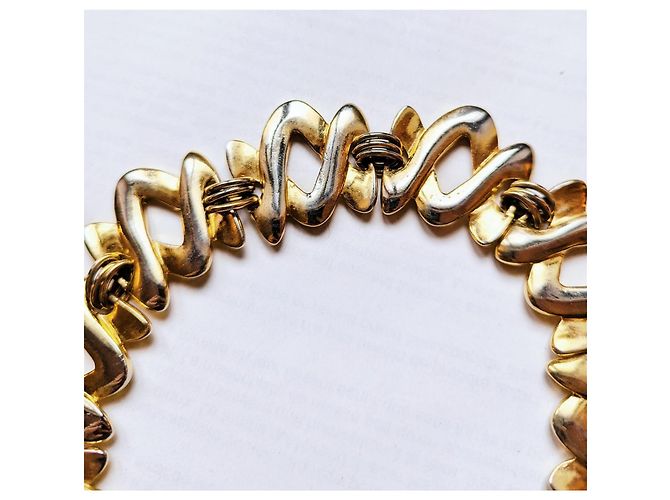 Colar Gargantilha Christian Dior em Metal Dourado - vista 8