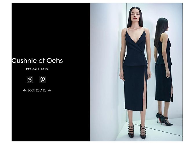 Autre Marque Cushnie y Ochs Pre Otoño 2015 Negro - vista 10