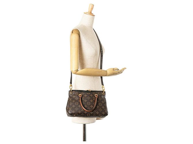 Louis Vuitton Monogram Pallas BB Handbag M42960 Brown - view 8