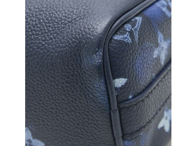 Borsa Keepall XS Monogramma Acquerello Louis Vuitton Blu - vista 8