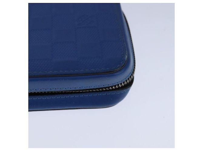 LOUIS VUITTON Organizer Damier Infini Borsa Atholl Blu Nettuno N41396 Auth 106584 - vista 15