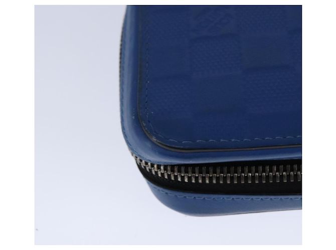 LOUIS VUITTON Organizer Damier Infini Borsa Atholl Blu Nettuno N41396 Auth 106584 - vista 16