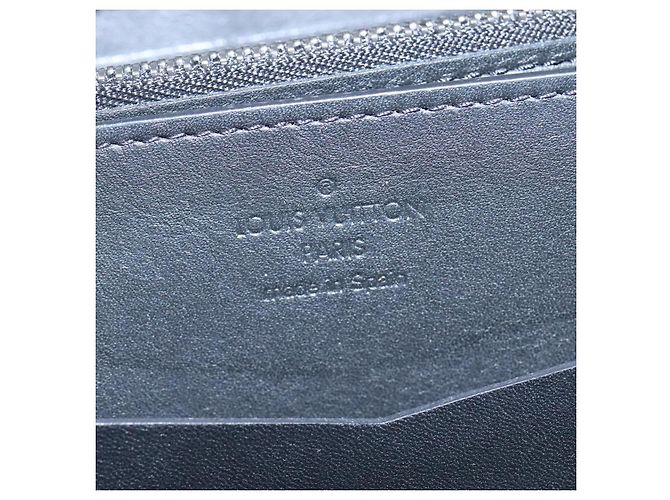 LOUIS VUITTON Organizer Damier Infini Borsa Atholl Blu Nettuno N41396 Auth 106584 - vista 18