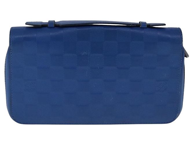 LOUIS VUITTON Organizer Damier Infini Borsa Atholl Blu Nettuno N41396 Auth 106584 - vista 2