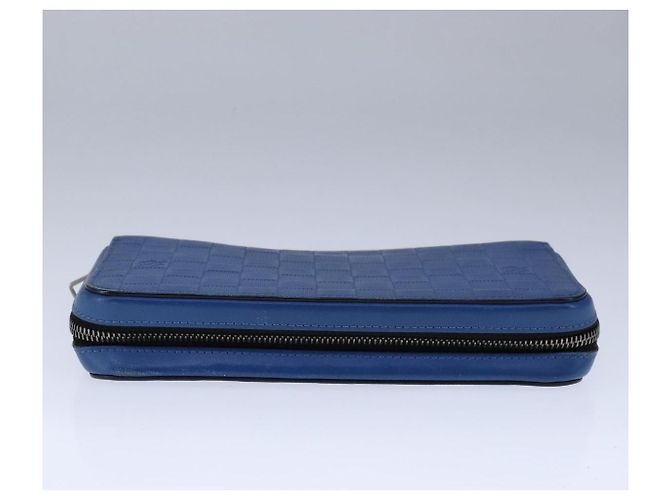 LOUIS VUITTON Organizer Damier Infini Borsa Atholl Blu Nettuno N41396 Auth 106584 - vista 5