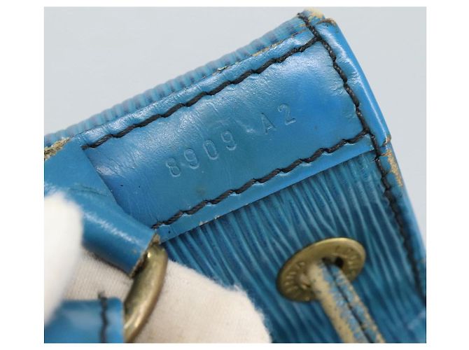 LOUIS VUITTON Epi Petit Noe Borsa a Spalla Blu M44105 LV Auth 106373 - vista 12