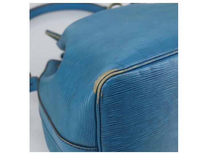 LOUIS VUITTON Epi Petit Noe Borsa a Spalla Blu M44105 LV Auth 106373 - vista 15
