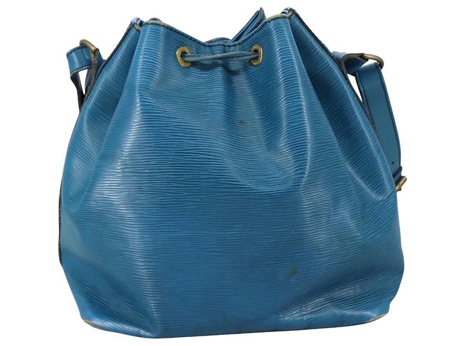 LOUIS VUITTON Epi Petit Noe Borsa a Spalla Blu M44105 LV Auth 106373 - vista 2