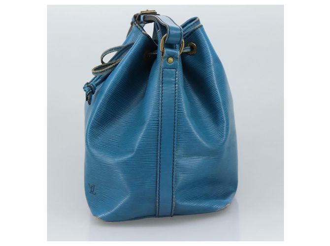 LOUIS VUITTON Epi Petit Noe Borsa a Spalla Blu M44105 LV Auth 106373 - vista 4