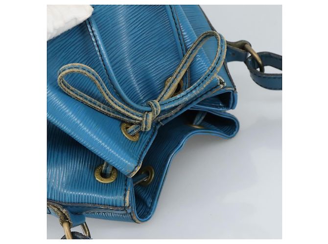 LOUIS VUITTON Epi Petit Noe Borsa a Spalla Blu M44105 LV Auth 106373 - vista 6