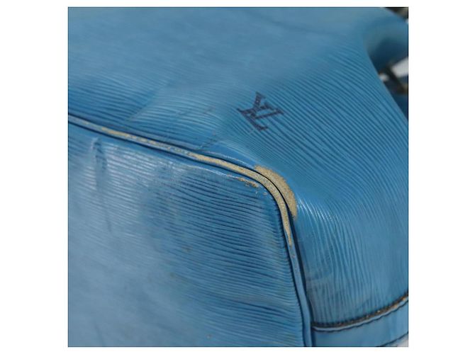 LOUIS VUITTON Epi Petit Noe Borsa a Spalla Blu M44105 LV Auth 106373 - vista 8