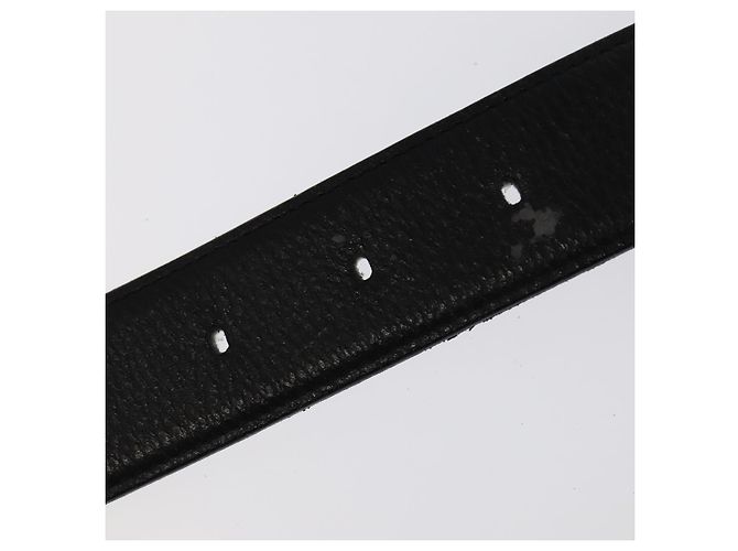 Schwarzer Leder-Gürtel Christian Dior Auth ti2452 - Ansicht 10