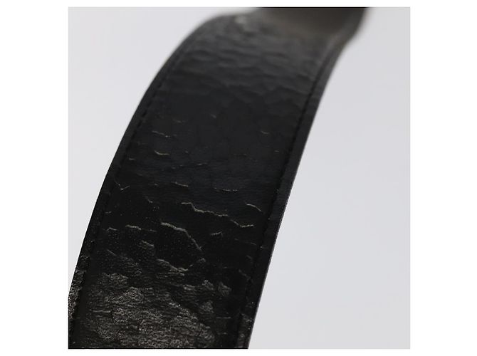 Schwarzer Leder-Gürtel Christian Dior Auth ti2452 - Ansicht 8