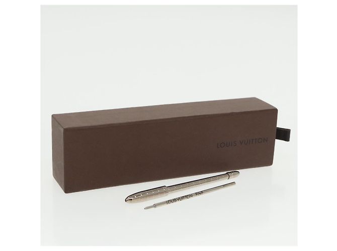 Louis Vuitton Penna Agenda PM Penna a sfera Argento LV Auth ar12886 - vista 17