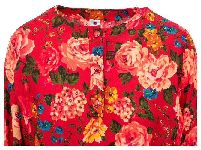 Emanuel Ungaro Top de lana con estampado floral Ungaro Roja - vista 4