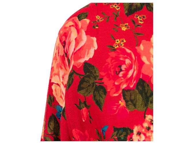 Emanuel Ungaro Top de lana con estampado floral Ungaro Roja - vista 9