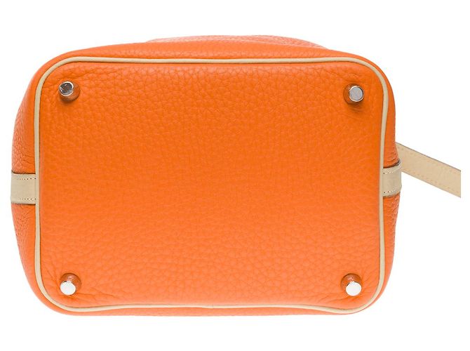 Hermès HERMES Picotin Ledertasche Orange - 102332 - Ansicht 10