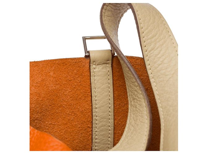 Hermès HERMES Picotin Ledertasche Orange - 102332 - Ansicht 7