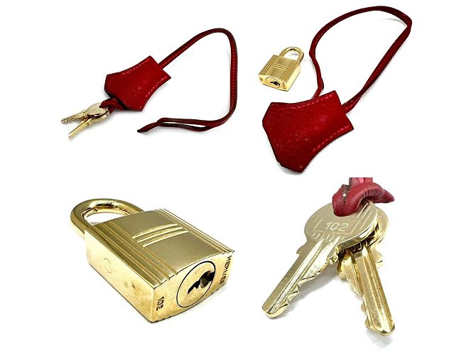 Hermès Borsa Hermes Birkin 35 Taurillon Clemence Rossa Rosso - vista 3