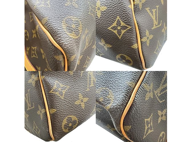 Borsa Louis Vuitton Keepall Bandouliere MB0065 45 Marrone - vista 5