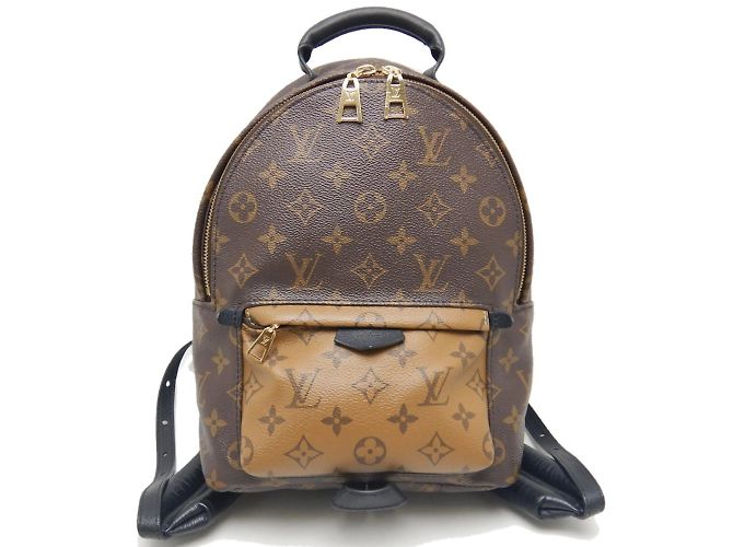 Zaino Palm Springs PM Monogram Reverse Louis Vuitton Marrone - vista 10